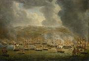 Gerardus Laurentius Keultjes The assault on Algiers by the allied Anglo-Dutch squadron oil painting reproduction